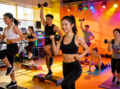 团体健身课程活力场景